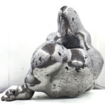 <p><strong>Ulrike Buhl, Skulptur, PS Spritzmetall Aluminium, poliert</strong></p>
