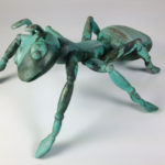 <p><strong>3D parts, PS real metal copper, green patinated</strong></p>
