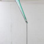 <p><strong>Coating:</strong> <strong>Styrofoam, solidified surface, chrome optics coating, colour glazed<br />
</strong>Jürgen Drescher, fishing bait, 200 cm, 2017</p>

