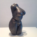 <p><strong>Bust, 3D printing, PS real metal bronze, black patinated<span class=