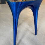 <p><strong>Coating:</strong> <strong>Colour glazed on stainless steel, polished, sealed with clear coat</strong><br />
Table, 2023</p>
