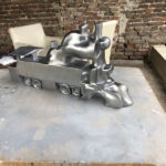 <p><strong>Coating:</strong> <strong>Real metal aluminum, polished</strong><br />
Manuel Graf, untitled, 2023, 3D-print</p>
