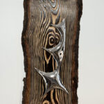 <p><strong>Coating: 3D-Print, chrome optics silver</strong><br />
Frenco, Sculpture “Lifeline 1.0”, 2025</p>
